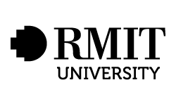RMIT University logo in black