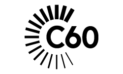 C60 logo in black