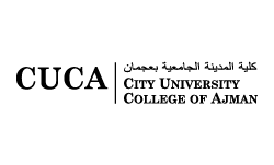 CUCA City University College of Ajman logo in black