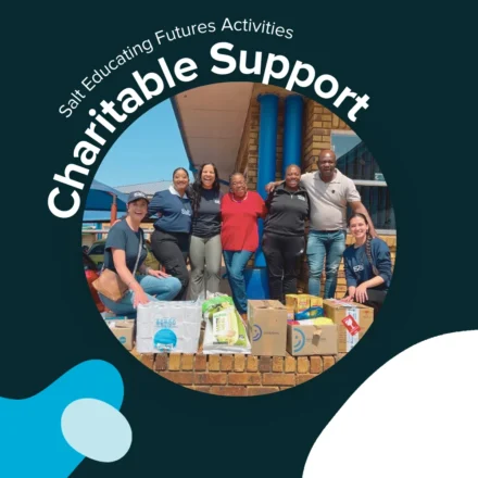 Salt team delivering food supplies to a charity in Johannesburg, South Africa