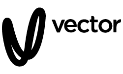 Vector logo in black