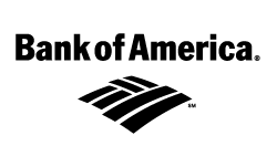 Bank of America logo in black