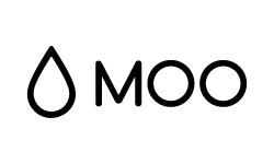 Moo.com logo in black