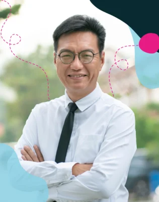 Headshot of a business man in formal atire