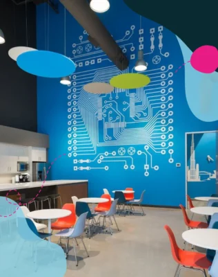 Westcon Comstor cafeteria interior