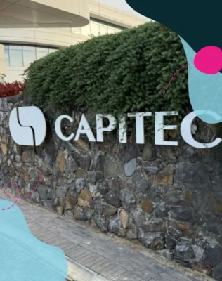Capitec Bank HQ outside signage