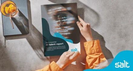 Front cover of the AI Talent report from Salt Solutions Group