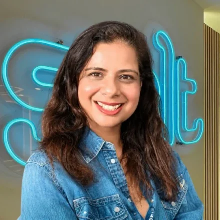 Tasnim Rangwala in a Salt office.